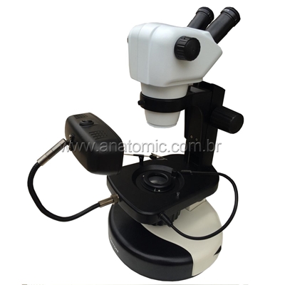 Microscópio Estereoscópico Binocular para Gemologia